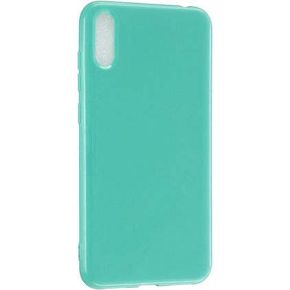 Mobigear Colors Coque Huawei Y7 Pro (2019) Coque arrière en TPU Souple - Turquoise
