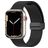 Mobigear Sport Mag Bracelet Silicone pour Apple Watch Fermeture magnétique - 42/41/40/38 mm - Noir