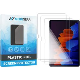 Mobigear Samsung Galaxy Tab S7 Plus Protection d'écran Film - Compatible Coque (Lot de 3)