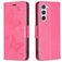 Mobigear Butterfly Housse Samsung Galaxy S24 Etui Porte-Monnaie - Rouge