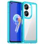 Mobigear Crystal Coque ASUS Zenfone 9 Coque arrière Rigide - Transparent / Turquoise