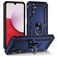 Mobigear Armor Ring Coque Samsung Galaxy A14 Coque arrière Rigide Anti-Chocs avec Anneau-Support - Bleu