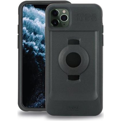 Tigra FitClic Neo Case Coque iPhone 11 Pro Coque arrière Rigide Anti-Chocs - Noir