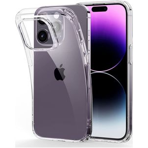 Mobigear Basics Coque Transparente iPhone 14 Plus Coque arrière en TPU Souple - Transparent