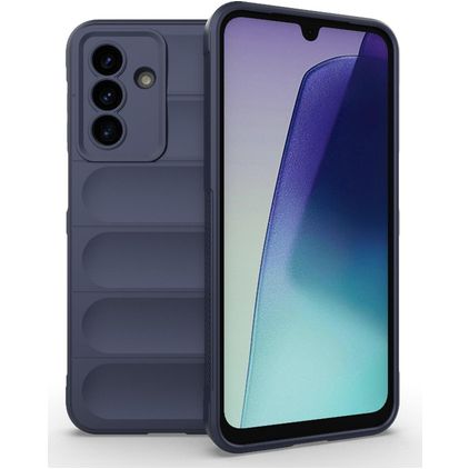 Mobigear Bumpy Samsung Galaxy A17 TPU souple Coque arrière - Bleu foncé