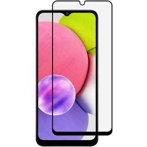 Mobigear Premium Samsung Galaxy A03s Verre trempé Protection d'écran - Compatible Coque - Noir