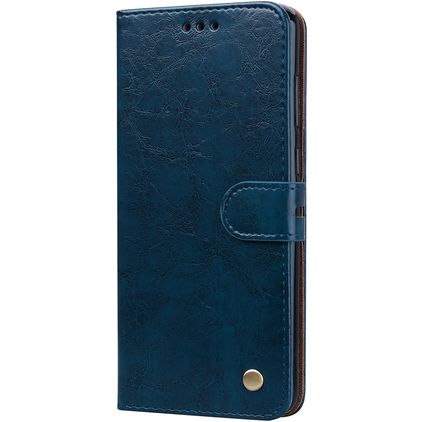Mobigear Wallet Housse Samsung Galaxy A9 (2018) Etui Porte-Monnaie - Bleu