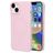 Mobiparts Slim Line iPhone 14 MagSafe Plastique rigide Coque arrière - Blush Pink