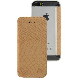 Mobilize Slim Gelly Housse iPhone 5 Etui - Snake Creamy Rose