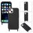 Mobigear Lanyard iPhone 14 Coque avec cordon en Silicone - Noir