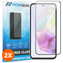 Mobigear Premium Samsung Galaxy A36 Verre trempé Protection d'écran - Compatible Coque - Noir (Lot de 2)