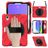 Mobigear SureGrip XGuard Coque iPad Mini 7 (2024) Coque arrière en Plastique rigide,Silicone + Porte-crayon + Bandoulière + Support Amovible - Rouge Mobigear SureGrip XGuard Coque iPad Mini 7 (2024) Coque arrière en Plastique rigide,Silicone + Porte-crayon + Bandoulière + Support Amovible - Rouge