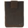 Valenta Card Case Pocket - Porte Cartes en en Cuir véritable - 8 Cartes - Marron