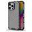 Mobigear Honeycomb iPhone 16 Pro Plastique rigide Coque arrière Antichoc - Noir