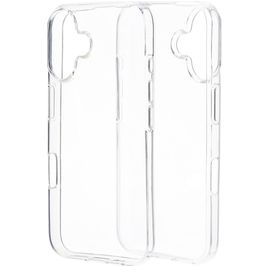 Mobiparts Classic Coque Transparente iPhone 16 Coque arrière en TPU Souple - Transparent