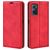 Mobigear Retro Slim Housse OPPO A96 Etui Porte-Monnaie - Rouge