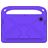 Mobigear AeroArmor Coque Samsung Galaxy Tab A9 (2023) Coque de tablette pour enfants avec Poignée Enfants en EVA + Porte-crayon - Violet