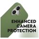 CARE by PanzerGlass Fashionable Coque iPhone 16 MagSafe Coque arrière en Silicone - Vert