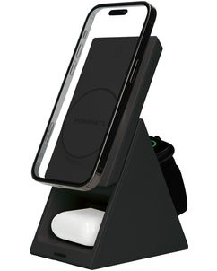 Mobiparts Triangle - Station de recharge 15W - Noir