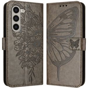 Mobigear Butterfly Housse Samsung Galaxy Z Fold 6 Etui Porte-Monnaie - Gris