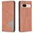 Mobigear Rhombus Slim Housse Google Pixel 8a Etui - Marron