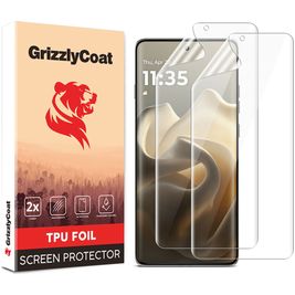 GrizzlyCoat Motorola Edge 60 Protection d'écran Film - Compatible Coque (Lot de 2)