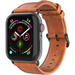 Dux Ducis Business Bracelet Cuir Apple Watch Fermeture boucle ardillon - 49/46/45/44 mm - Cognac