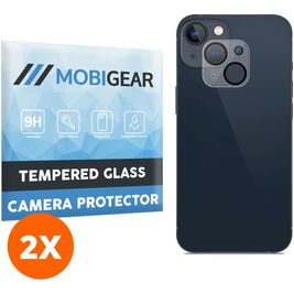 Mobigear iPhone 13 Verre trempé Protection Caméra - Compatible Coque (Lot de 2)