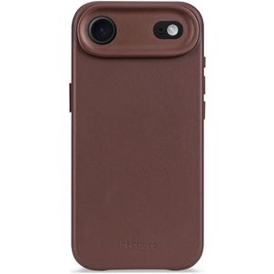 Decoded Coque iPhone Air Coque arrière en Cuir Véritable Anti-Chocs - Dark Ruby
