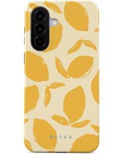 Burga Tough Coque Samsung Galaxy A37 Coque arrière Rigide Anti-Chocs - Lemon Tart