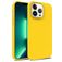 Mobigear Bio Coque iPhone 15 Coque arrière en Eco-Friendly - Jaune