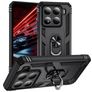 Mobigear Armor ring Coque Xiaomi 15 Coque arrière Rigide Anti-Chocs avec Anneau-Support - Noir