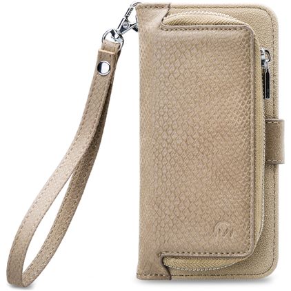 Mobilize Gelly Zipper Samsung Galaxy J5 (2017) Détachable 2in1 Pochette - Latte