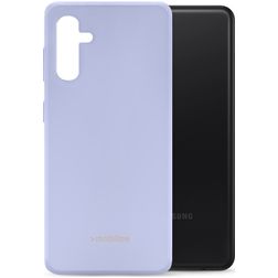 Mobilize Rubber Gelly Coque Samsung Galaxy A04s Coque arrière en TPU Souple - Pastel Purple