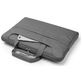 Mobigear Denim Zipper Sac à bandoulière Ordinateur portable 11 - 12 Pouces Sacoche ordinateur - Gris