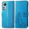 Mobigear Clover Housse Xiaomi 12 Lite Etui Porte-Monnaie - Bleu