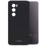 Mobilize Rubber Gelly Coque OPPO Reno 12 Pro Coque arrière en TPU Souple - Noir