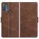 Mobigear Slim Magnet Housse Motorola Moto G50 Etui Porte-Monnaie - Marron