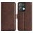 Mobigear Slim Magnet Housse OPPO Reno 8 Pro 5G Etui Porte-Monnaie - Marron