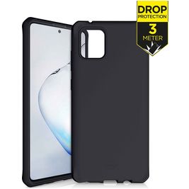 ITSkins SpectrumSolid Coque Samsung Galaxy Note 10 Lite Coque arrière en TPU Souple Anti-Chocs - Plain Black