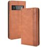 Mobigear Sensation Housse Google Pixel 6 Pro Etui Porte-Monnaie - Cognac