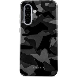 Burga Tough Samsung Galaxy A56 Plastique rigide Coque arrière Antichoc - Night Black Camo