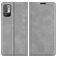 Mobigear Retro Slim Housse POCO M3 Pro Etui Porte-Monnaie - Gris