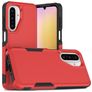 Mobigear Heavy Armor Coque Samsung Galaxy A26 Coque arrière Rigide Anti-Chocs - Rouge