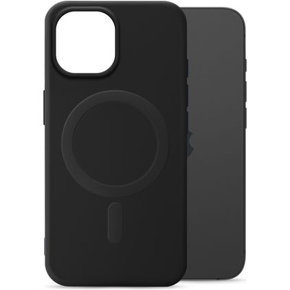 My Style Protective Flex Coque iPhone 13 MagSafe Coque arrière en TPU Souple - Noir
