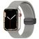 Mobigear Sport Mag Bracelet Silicone Apple Watch Fermeture magnétique - 49/46/45/44 mm - Gris
