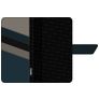 Valenta Snap Etui Housse en Cuir Véritable Porte-Monnaie - Large - Noir