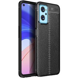 Mobigear Luxury Coque OPPO A96 Coque arrière en TPU Souple - Noir