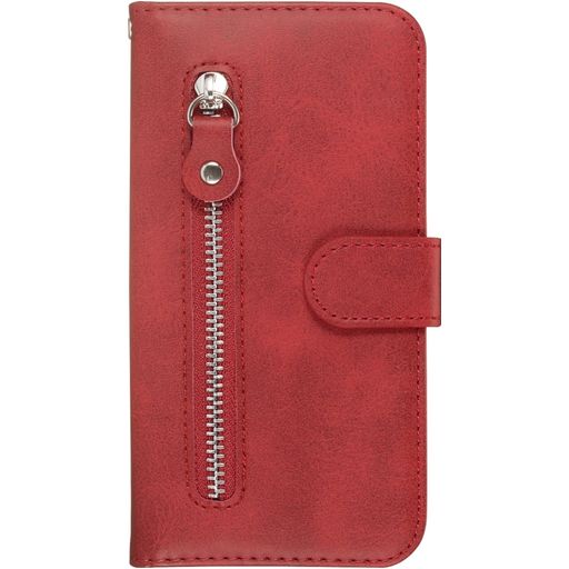 Mobigear Zipper Housse Samsung Galaxy S20 Etui Porte-Monnaie - Rouge