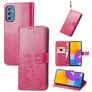 Mobigear Clover Housse Samsung Galaxy M52 Etui Porte-Monnaie - Magenta